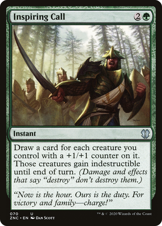 Inspiring Call (ZNC-070) - Zendikar Rising Commander