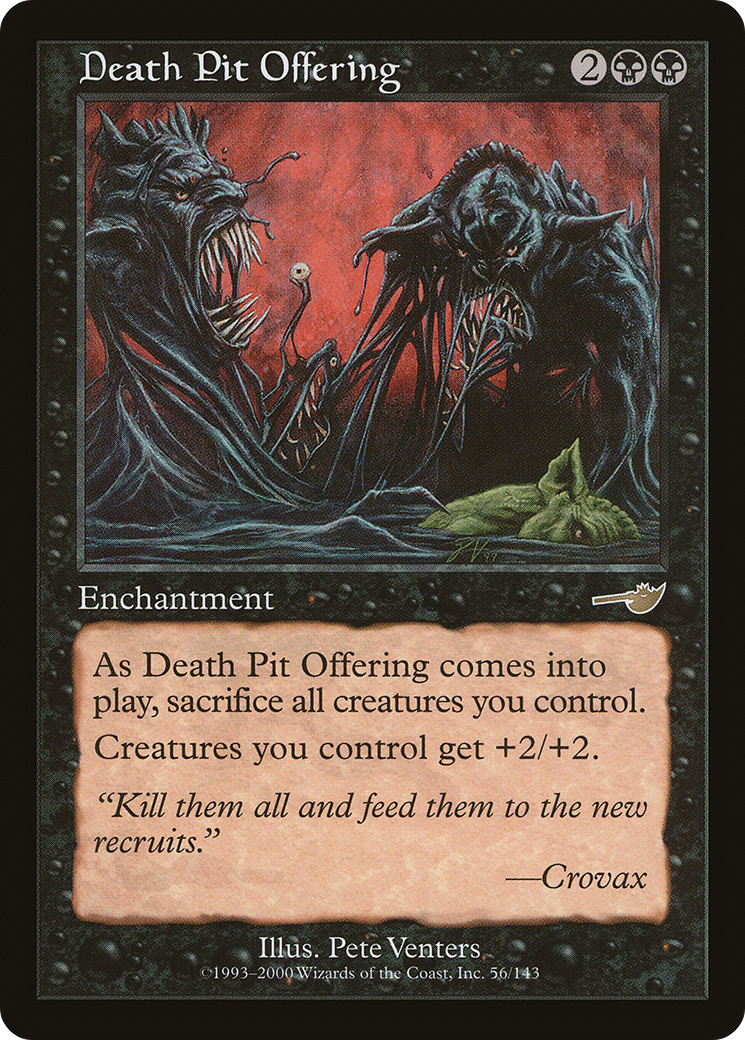 Death Pit Offering (NEM-056) - Nemesis Foil