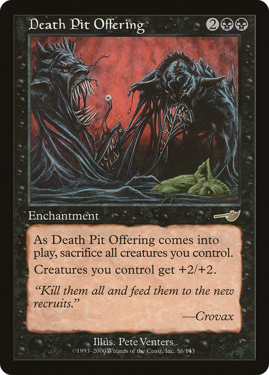 Death Pit Offering (NEM-056) - Nemesis Foil