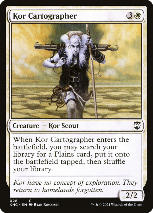 Kor Cartographer (KHC-028) - Kaldheim Commander