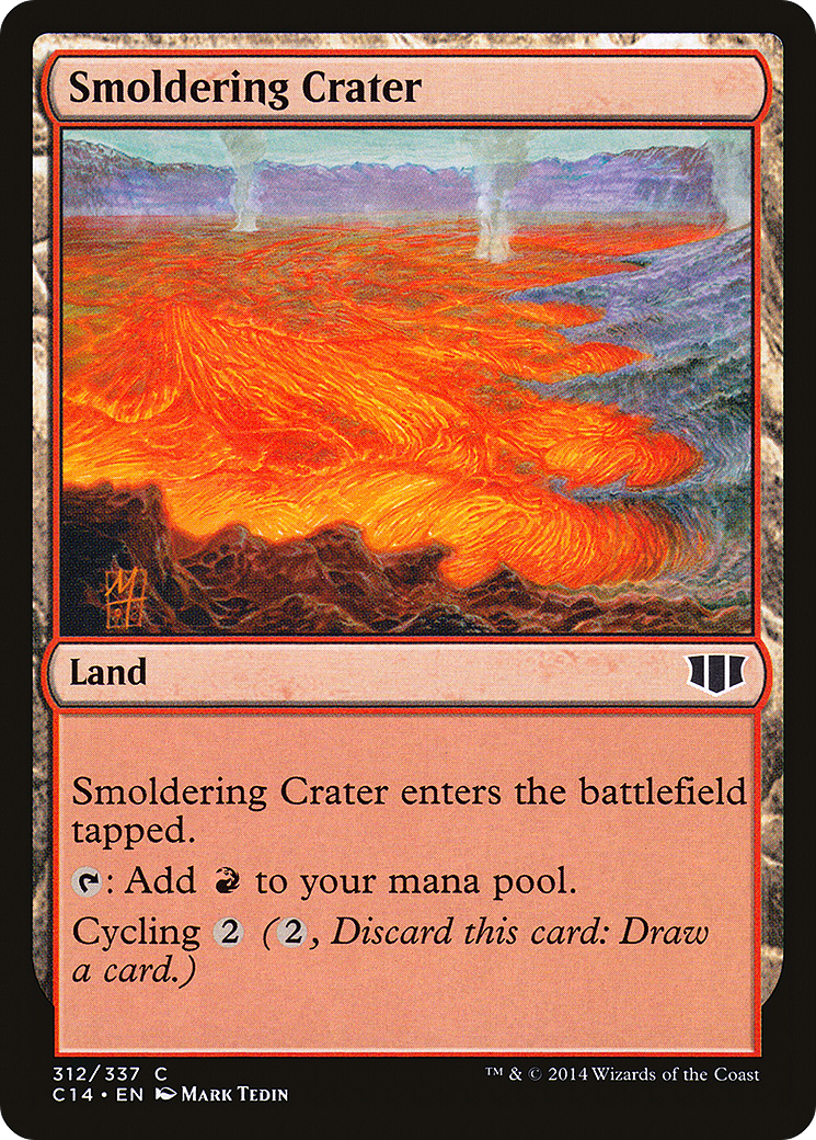 Smoldering Crater (C14-312) - Commander 2014