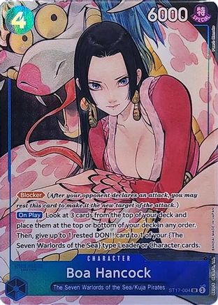 (ST17-004) Boa Hancock (Illustration Box Vol.1) - One Piece Promotion Cards Foil
