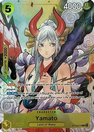 (ST13-016) Yamato (Illustration Box Vol.1) - One Piece Promotion Cards Foil