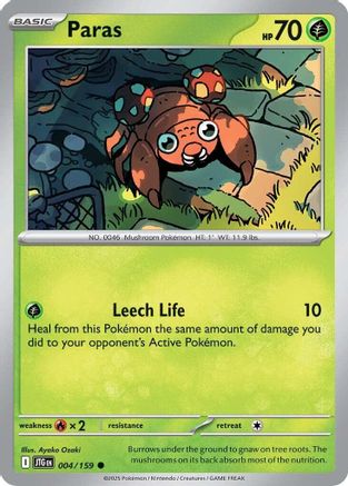 Paras (4/159) - SV09 Journey Together Reverse Holofoil - Common