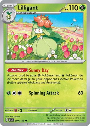 Lilligant (7/159) - SV09 Journey Together  - Common