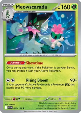 Meowscarada (18/159) - SV09 Journey Together Reverse Holofoil - Rare