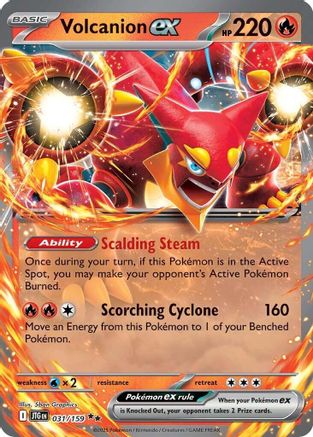 Volcanion ex (31/159) - SV09 Journey Together Holofoil - Double Rare