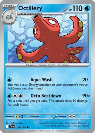 Octillery (34/159) - SV09 Journey Together Reverse Holofoil - Uncommon
