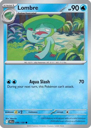 Lombre (36/159) - SV09 Journey Together Reverse Holofoil - Common