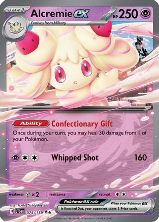 Alcremie ex (75/159) - SV09 Journey Together Holofoil - Double Rare