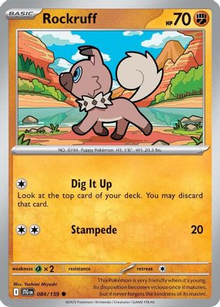 Rockruff (84/159) - SV09 Journey Together  - Common