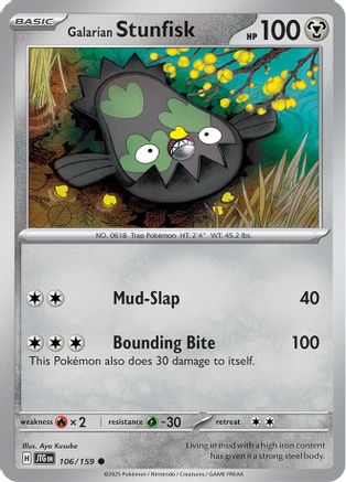 Galarian Stunfisk (106/159) - SV09 Journey Together  - Common