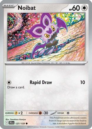 Noibat (127/159) - SV09 Journey Together Reverse Holofoil - Common