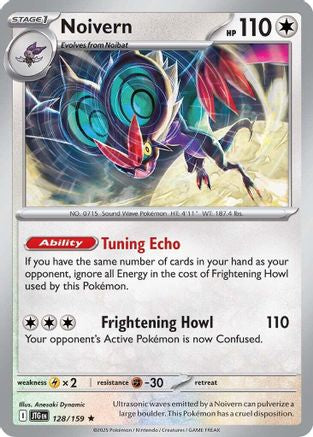 Noivern (128/159) - SV09 Journey Together Reverse Holofoil - Rare