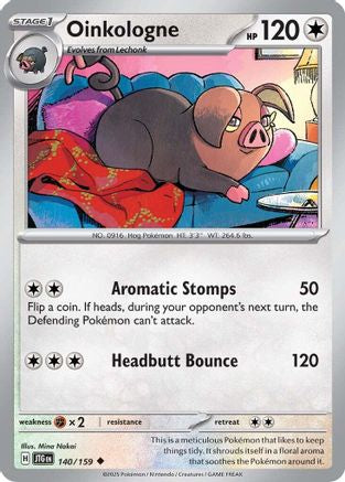 Oinkologne (140/159) - SV09 Journey Together Reverse Holofoil - Uncommon