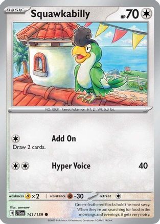 Squawkabilly (141/159) - SV09 Journey Together  - Common