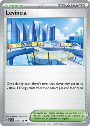 Levincia (150/159) - SV09 Journey Together Reverse Holofoil - Uncommon
