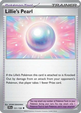 Lillie's Pearl (151/159) - SV09 Journey Together Reverse Holofoil - Uncommon