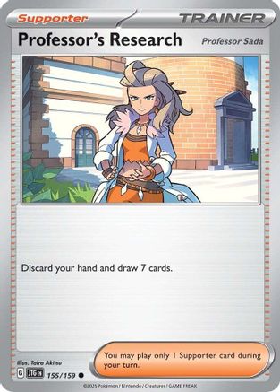 Professor's Research (155/159) - SV09 Journey Together Reverse Holofoil - Common