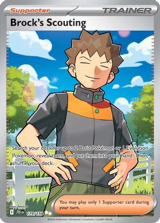 Brock's Scouting (179/159) - SV09 Journey Together Holofoil - Ultra Rare