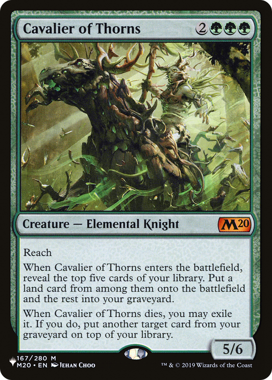 Cavalier of Thorns (LIST-M20-167) - The List