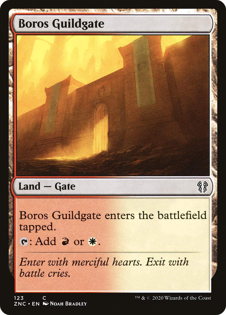 Boros Guildgate (ZNC-123) - Zendikar Rising Commander