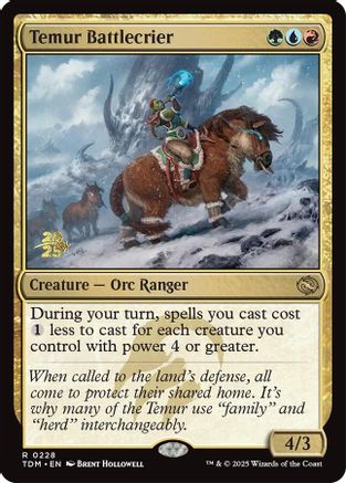 Temur Battlecrier (PRE-228) - Prerelease Cards