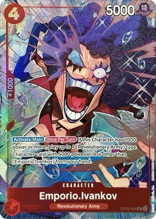 (OP05-004) Emporio.Ivankov (Premium Card Collection -Best Selection Vol. 3-) - One Piece Promotion Cards Foil