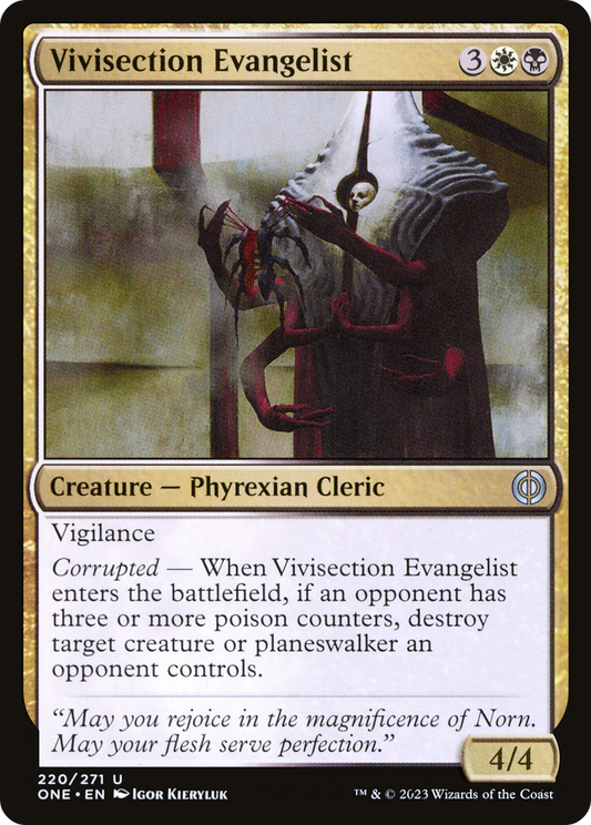 Vivisection Evangelist (ONE-220) - Phyrexia: All Will Be One