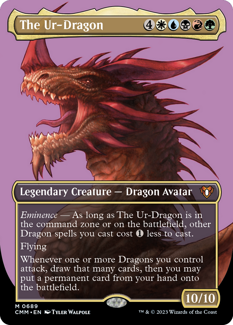 The Ur-Dragon (CMM-689) - Commander Masters (Borderless)