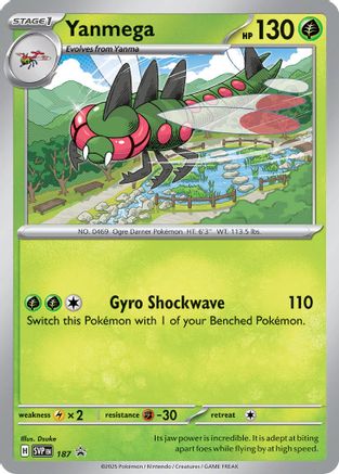 Yanmega (Cosmos Holo) (187) - SV Scarlet & Violet Promo Cards Holofoil - Promo