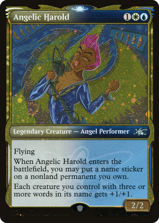 Angelic Harold (UNF-506) - Unfinity: (Showcase) Foil