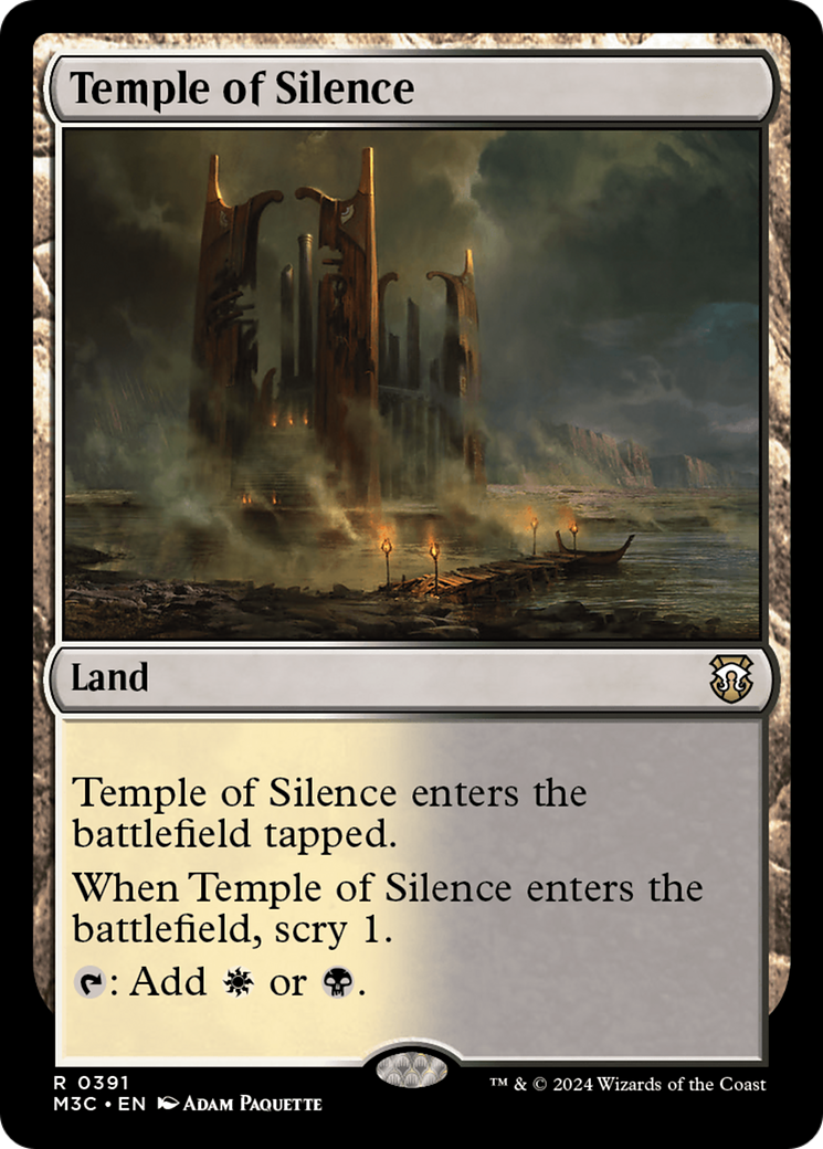 Temple of Silence (M3C-391) - Modern Horizons 3 Commander Foil