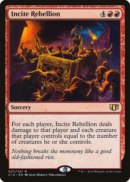 Incite Rebellion (C14-037) - Commander 2014