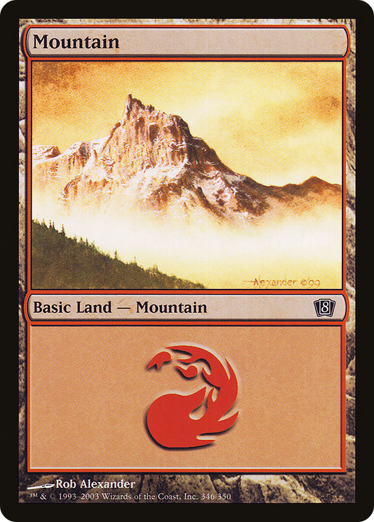 Mountain (8ED-346★) - Eighth Edition Foil