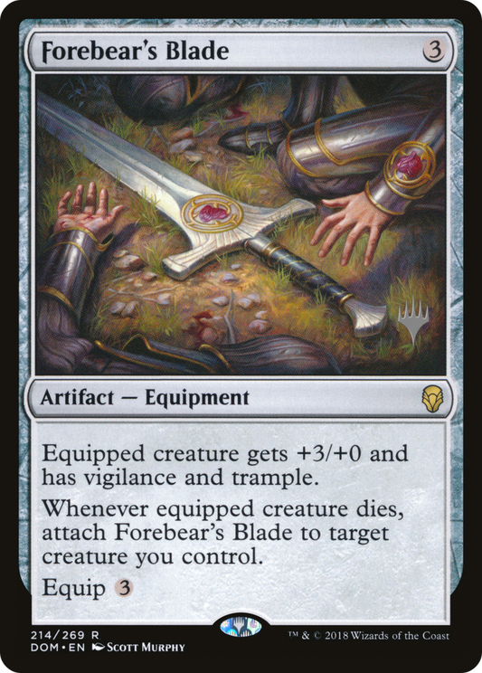 Forebear's Blade (PDOM-214P) - Dominaria Promos