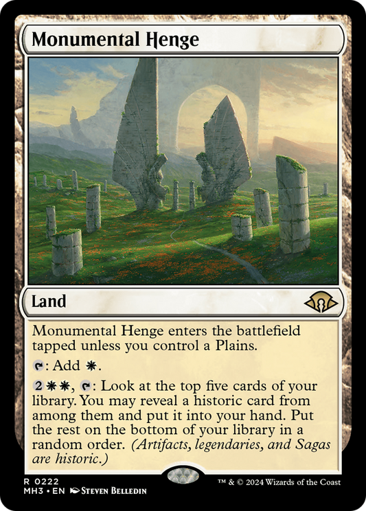 Monumental Henge (MH3-222) - Modern Horizons 3