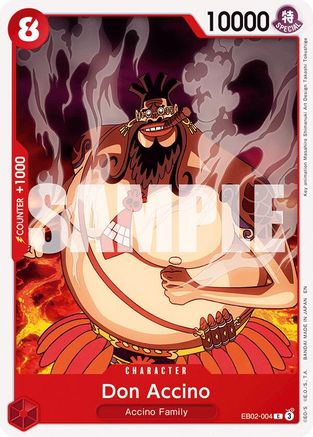 (EB02-004) Don Accino - Extra Booster: Anime 25th Collection - Normal