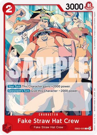 (EB02-005) Fake Straw Hat Crew - Extra Booster: Anime 25th Collection - Normal