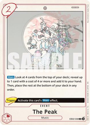 (EB02-008) The Peak - Extra Booster: Anime 25th Collection - Foil