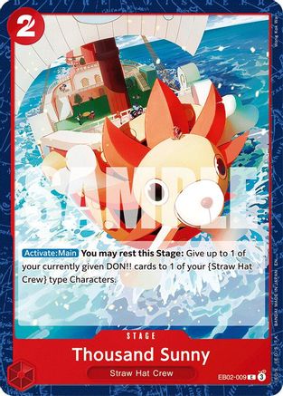 (EB02-009) Thousand Sunny - Extra Booster: Anime 25th Collection - Normal
