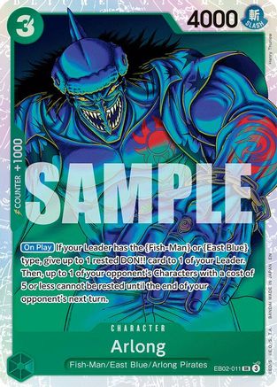 (EB02-011) Arlong - Extra Booster: Anime 25th Collection - Foil