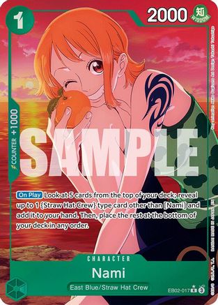 (EB02-017) Nami (Alternate Art) - Extra Booster: Anime 25th Collection Nonfoil