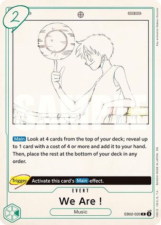 (EB02-020) We Are! - Extra Booster: Anime 25th Collection - Foil