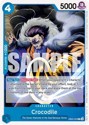 (EB02-023) Crocodile - Extra Booster: Anime 25th Collection - Normal