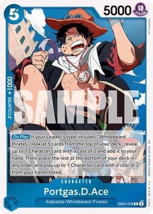 (EB02-028) Portgas.D.Ace - Extra Booster: Anime 25th Collection - Foil