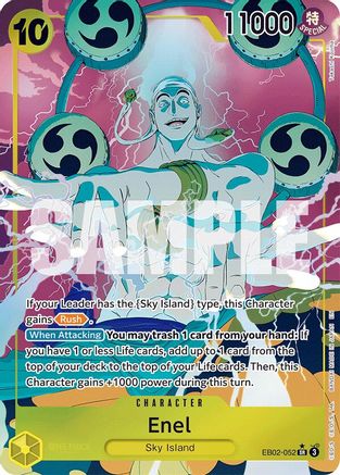 (EB02-052) Enel (Alternate Art) - Extra Booster: Anime 25th Collection - Foil