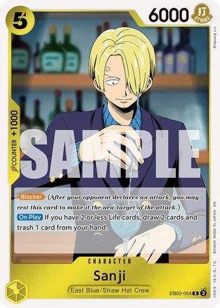 (EB02-054) Sanji - Extra Booster: Anime 25th Collection - Foil
