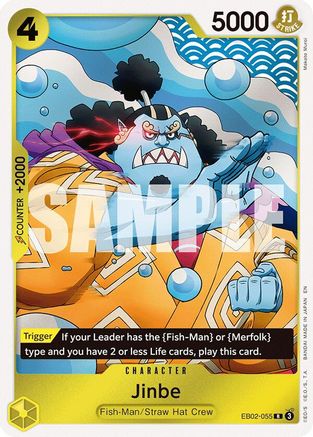 (EB02-055) Jinbe - Extra Booster: Anime 25th Collection - Foil