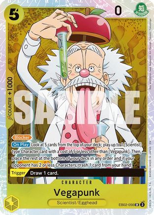 (EB02-056) Vegapunk - Extra Booster: Anime 25th Collection - Foil